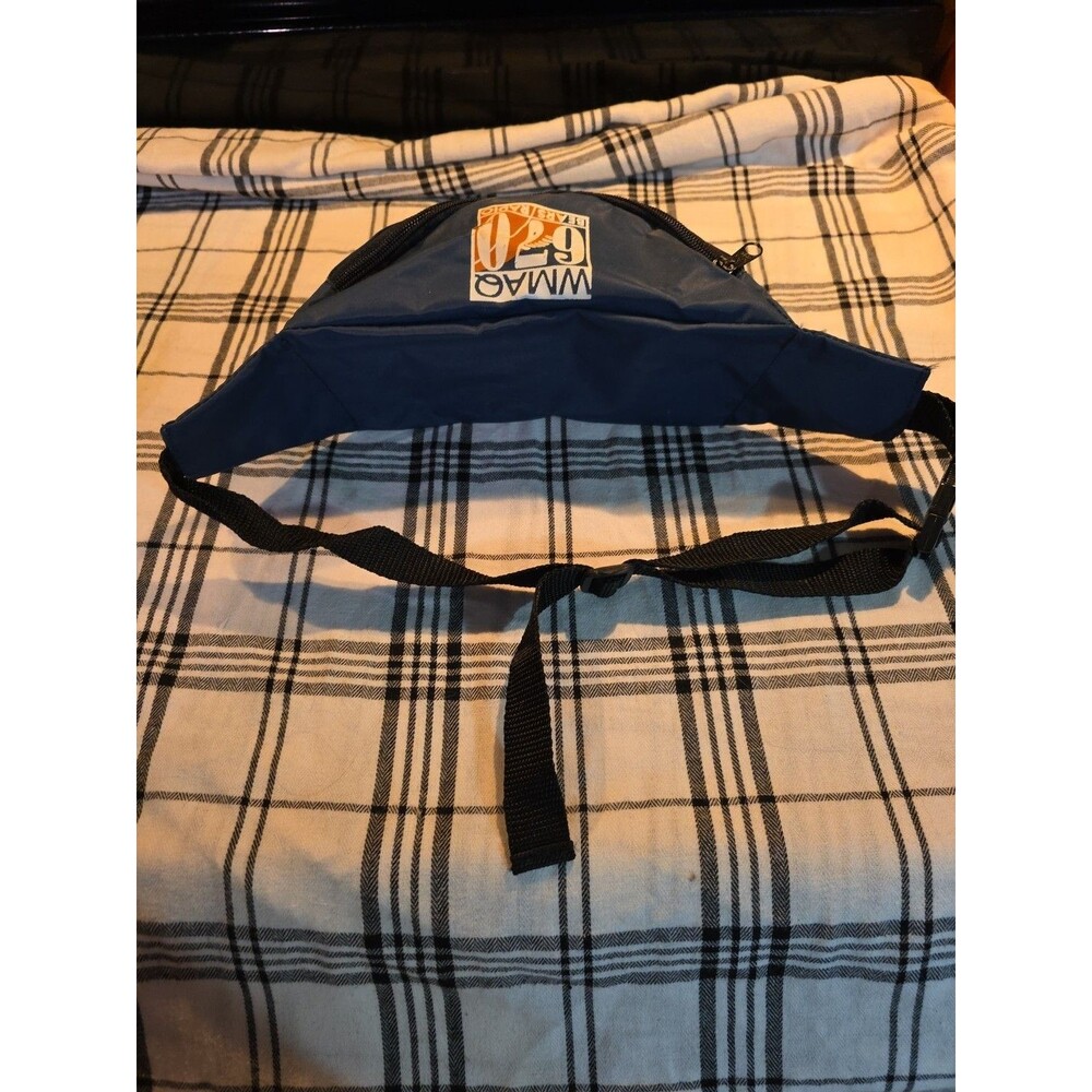 Vintage Chicago Bears NFL Football WMAQ 670 Radio Logo Fanny Pack Waist Bag - Picture 5 of 11